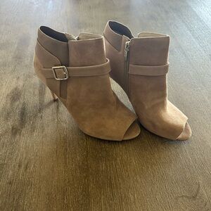 Mark Fisher Suede Open-Toe Boot